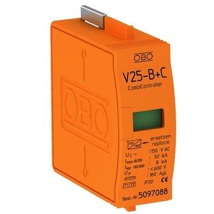 OBO V25-B+C : Module chống sét In 30kA, Imax 50kA